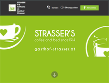 Tablet Screenshot of gasthof-strasser.at
